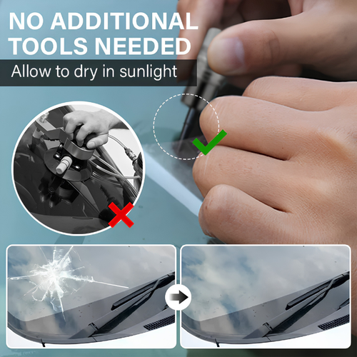 Wesstora GlassFix — Windshield Chip & Crack Repair Kit