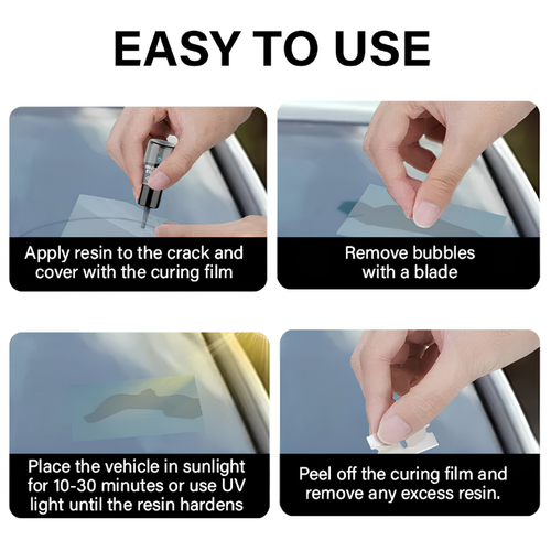 Wesstora GlassFix — Windshield Chip & Crack Repair Kit